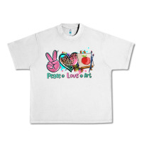 Lunar Rock peace love art   ado Urban Heavy Tee - AdoDesignShop