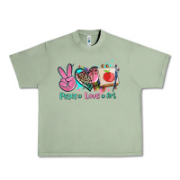 Oil Green peace love art   ado Urban Heavy Tee - AdoDesignShop