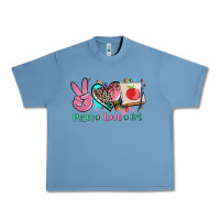 Pebble Blue peace love art   ado Urban Heavy Tee - AdoDesignShop
