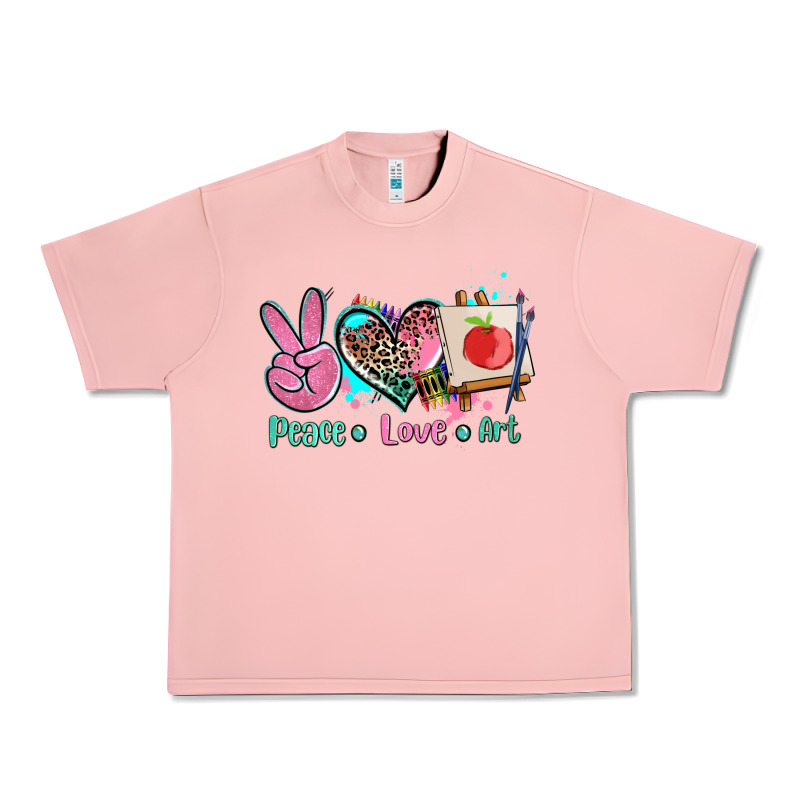 Peace Love Art   Ado Urban Heavy Tee by AdoDesignShop | Teevron