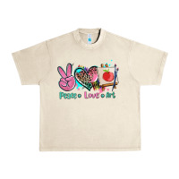 Sandshell peace love art   ado Urban Heavy Tee - AdoDesignShop