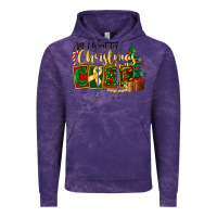 Cloud Purple all i want for christmas is cure childhood cancer Vintage Hoodie - FaDigitalArtStudio