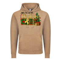Vintage Coffee all i want for christmas is cure childhood cancer Vintage Hoodie - FaDigitalArtStudio