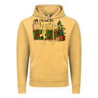 Vintage Mustard all i want for christmas is cure childhood cancer Vintage Hoodie - FaDigitalArtStudio