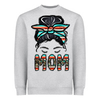 Heather Grey mom Heavyweight Sweatshirt - CowhideDigitalArt