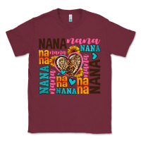 Burgundy nana nana nana with hearts Classic Tee - AdoDesignShop