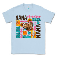 Dusty Blue nana nana nana with hearts Classic Tee - AdoDesignShop