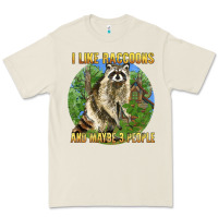 Bone i like raccoons and 3 people Premium Tee - BarkalooDesign