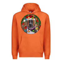 Carrot Christmas Pitbull Premium Hoodie - RanaPortraitStore