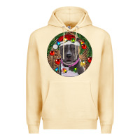Pina Colada Christmas Pitbull Premium Hoodie - RanaPortraitStore