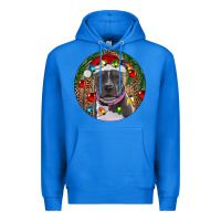 True Royal Christmas Pitbull Premium Hoodie - RanaPortraitStore
