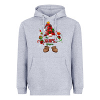 Heather Grey the nurse gnome christmas Heavyweight Hoodie - MaliasSmallBusiness