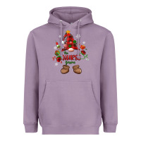 Lavender the nurse gnome christmas Heavyweight Hoodie - MaliasSmallBusiness