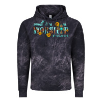 Cloud Black made to worship with sunflowers Vintage Hoodie - HRA Design Shop