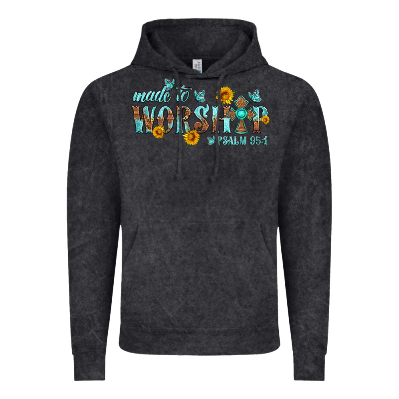 Made To Worship With Sunflowers Vintage Hoodie by HRA Design Shop | Teevron