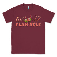Burgundy let's flamingle Classic Tee - Artiststas