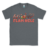 Charcoal Heather let's flamingle Classic Tee - Artiststas