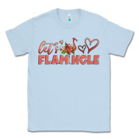 Dusty Blue let's flamingle Classic Tee - Artiststas