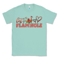 Seafoam let's flamingle Classic Tee - Artiststas