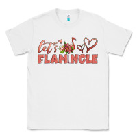 White let's flamingle Classic Tee - Artiststas