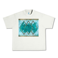 Pistachio turquoise glitter Urban Heavy Tee - JahusDesignShop