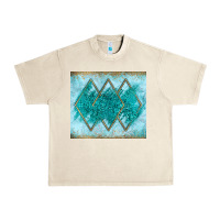 Sandshell turquoise glitter Urban Heavy Tee - JahusDesignShop