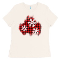 Bone Christmas snowflakes patch Ladies Tee - AdoDesignShop