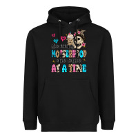 Black surviving motherhood one coffee at a time Heavyweight Hoodie - MaliasSmallBusiness