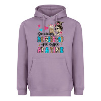 Lavender surviving motherhood one coffee at a time Heavyweight Hoodie - MaliasSmallBusiness
