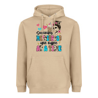 Mushroom surviving motherhood one coffee at a time Heavyweight Hoodie - MaliasSmallBusiness