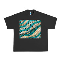 Pigment Black turquoise glitter Urban Heavy Tee - JahusDesignShop