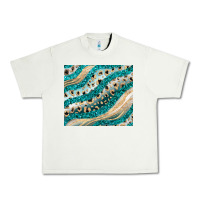 Pistachio turquoise glitter Urban Heavy Tee - JahusDesignShop