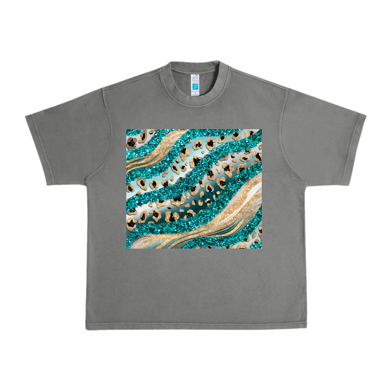 Turquoise Glitter Urban Heavy Tee by JahusDesignShop | Teevron