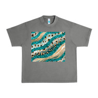 Tornado turquoise glitter Urban Heavy Tee - JahusDesignShop