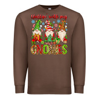 Chestnut chillin with my gnomies Premium Sweatshirt - MaliasSmallBusiness