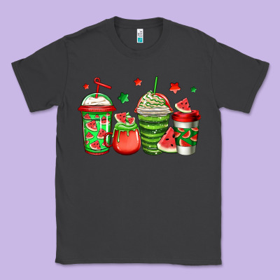 Watermelon Coffee Classic Tee Designed By Jasminsmagicworld