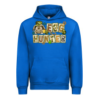 Cobalt Egg hunter with plate letters Easter Day Urban Hoodie - HowdyJamesFarm