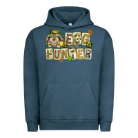 Egg Hunter With Plate Letters Easter Day Urban Hoodie | Teevron
