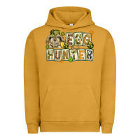 Pigment Peanut Butter Egg hunter with plate letters Easter Day Urban Hoodie - HowdyJamesFarm