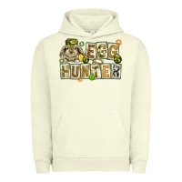 Pigment Pistachio Egg hunter with plate letters Easter Day Urban Hoodie - HowdyJamesFarm