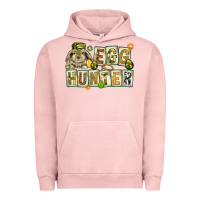Pigment Salmon Egg hunter with plate letters Easter Day Urban Hoodie - HowdyJamesFarm