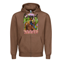 Chestnut cowgirl summer Zipper Hoodie - MaliasSmallBusiness