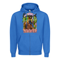 True Royal cowgirl summer Zipper Hoodie - MaliasSmallBusiness