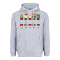 Heather Grey add your personalization christmas pencils Heavyweight Hoodie - MaliasSmallBusiness