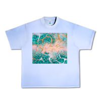 Grape Ice turquoise glitter Urban Heavy Tee - JahusDesignShop