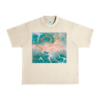 Sandshell turquoise glitter Urban Heavy Tee - JahusDesignShop