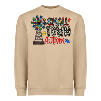 Mushroom small town autism Heavyweight Sweatshirt - CowhideDigitalArt