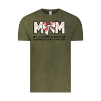 Vintage Olive mom she is clothed in gratitude counting blessings Vintage Tee - JahusDesignShop