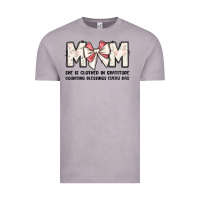Vintage Zinc mom she is clothed in gratitude counting blessings Vintage Tee - JahusDesignShop