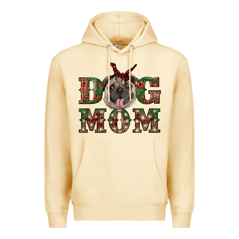 Christmas Dog Mom Premium Hoodie by RanaPortraitStore | Teevron